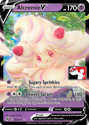 Alcremie V (22) [Prize Pack Series Cards] Holofoil