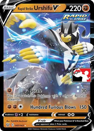 Rapid Strike Urshifu V (87) [Prize Pack Series Cards] Holofoil