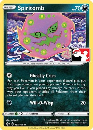 Spiritomb (103) [Prize Pack Series Cards] Holofoil