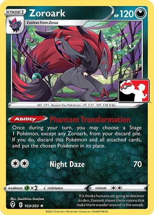 Zoroark (103) [Prize Pack Series Cards]