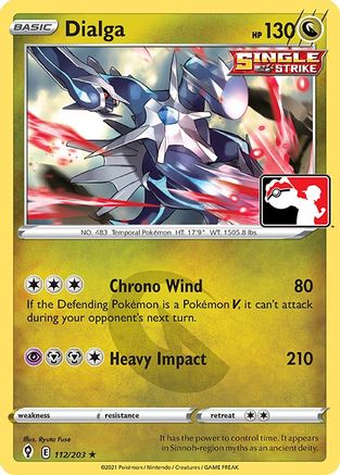 Dialga (112) [Prize Pack Series Cards]