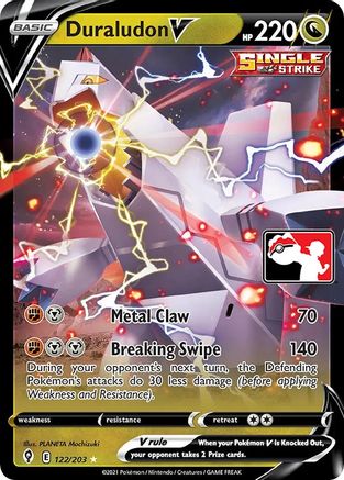 Duraludon V (122) [Prize Pack Series Cards] Holofoil