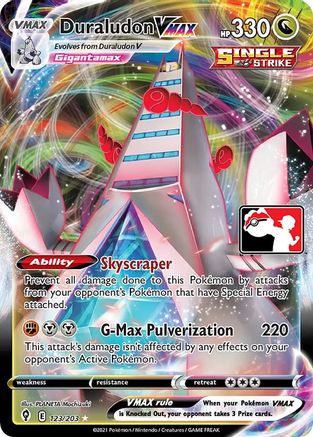 Duraludon VMAX (123) [Prize Pack Series Cards] Holofoil