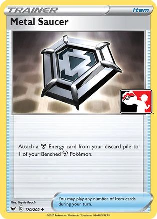Metal Saucer (170) [Prize Pack Series Cards] Holofoil