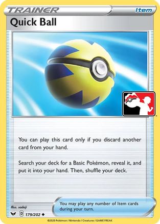 Quick Ball (179) [Prize Pack Series Cards] Holofoil
