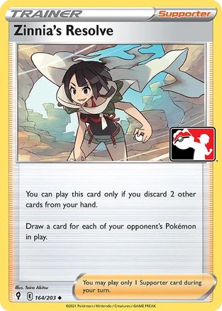 Zinnia's Resolve (164) [Prize Pack Series Cards]