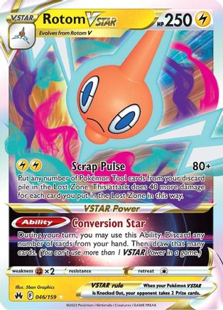 Rotom VSTAR (46) [Crown Zenith] Holofoil