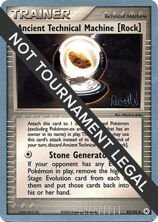 Ancient Technical Machine [Rock] - 2004 (Reed Weichler) (85) [World Championship Decks]