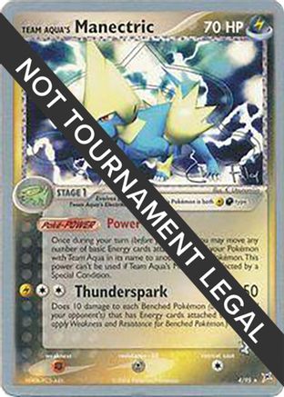 Team Aqua's Manectric - 2004 (Chris Fulop) (4) [World Championship Decks]