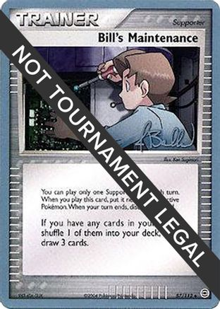 Bill's Maintenance - 2006 (Jimmy Ballard) (87) [World Championship Decks]