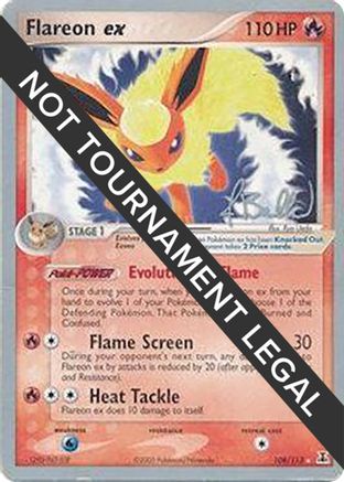 Flareon ex - 2006 (Jimmy Ballard) (108) [World Championship Decks]