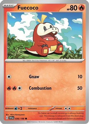 Fuecoco - 036/198 (Mirage Holo) (36) [Miscellaneous Cards & Products] Holofoil