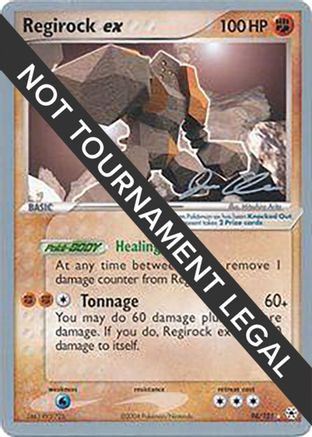 Regirock ex - 2006 (Jason Klaczynski) (98) [World Championship Decks]