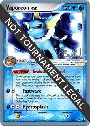 Vaporeon ex - 2006 (Jimmy Ballard) (110) [World Championship Decks]