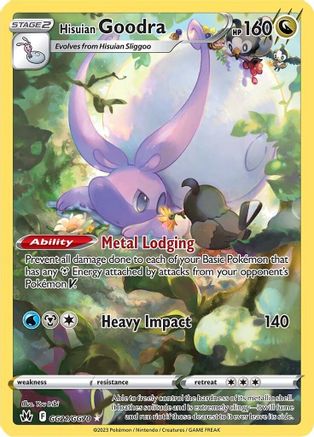 Hisuian Goodra (GG21) [Crown Zenith: Galarian Gallery] Holofoil