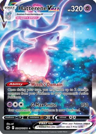Hatterene VMAX (GG47) [Crown Zenith: Galarian Gallery] Holofoil
