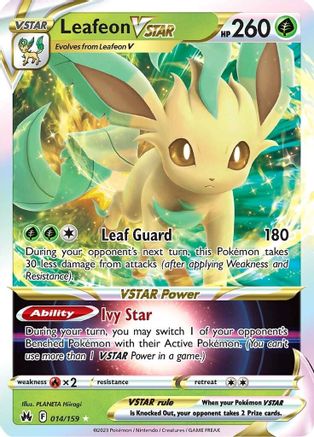 Leafeon VSTAR (14) [Crown Zenith] Holofoil