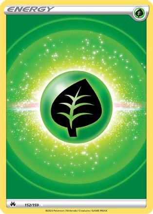 Grass Energy (Texture Full Art) (152) [Crown Zenith] Holofoil