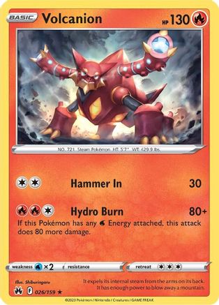 Volcanion (26) [Crown Zenith] Holofoil