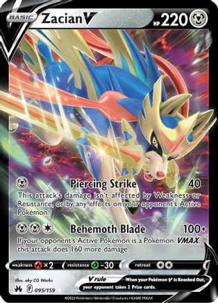 Zacian V (95) [Crown Zenith] Holofoil