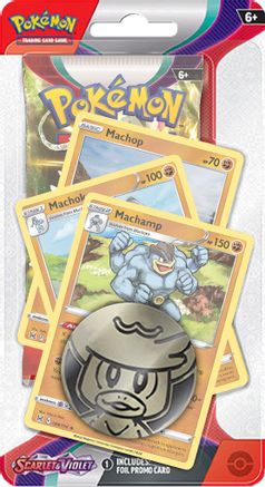 Pokemon Scarlet & Violet Premium Checklane Blister [Machamp]