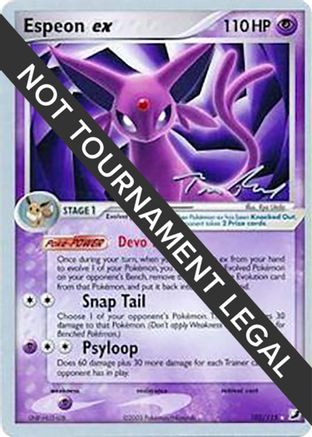 Espeon ex - 2007 (Tom Roos) (102) [World Championship Decks]