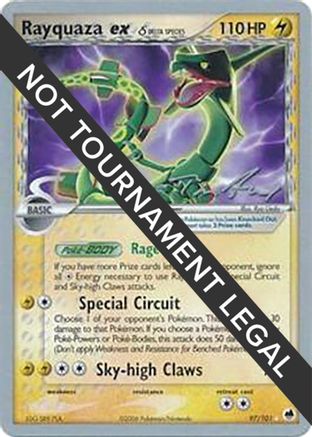 Rayquaza ex (Delta Species) - 2007 (Tom Roos) (97) [World Championship Decks]