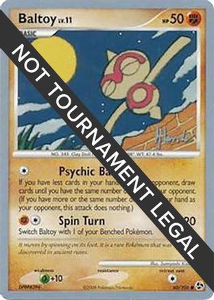 Baltoy - 2008 (Dylan Lefavour) (60) [World Championship Decks]
