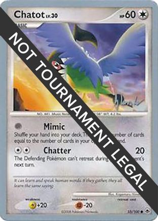 Chatot - 2008 (Dylan Lefavour) (55) [World Championship Decks]