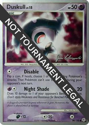 Duskull - 2008 (Jason Klaczynski) (80) [World Championship Decks]