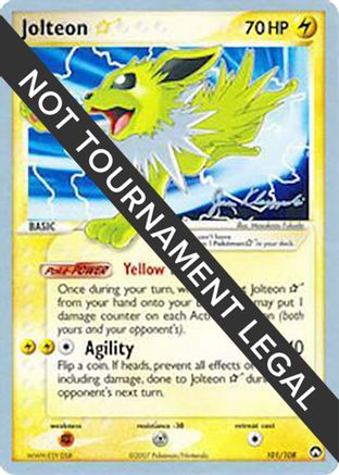 Jolteon Star - 2008 (Jason Klaczynski) (101) [World Championship Decks]