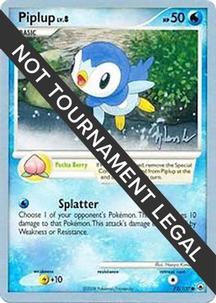Piplup (72) - 2008 (Dylan Lefavour) (72) [World Championship Decks]