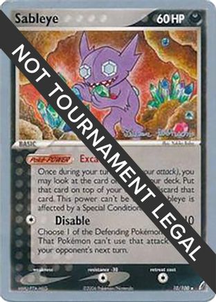 Sableye - 2008 (Tristan Robinson) (10) [World Championship Decks]