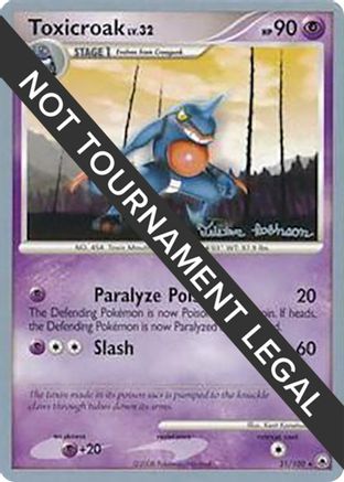 Toxicroak - 2008 (Tristan Robinson) (31) [World Championship Decks]