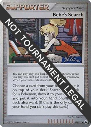Bebe's Search - 2009 (Stephen Silvestro) (89) [World Championship Decks]