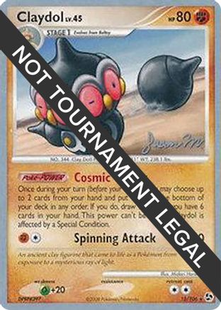 Claydol - 2009 (Jason Martinez) (15) [World Championship Decks]