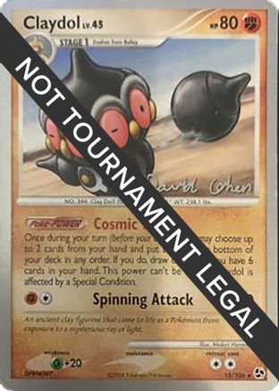 Claydol - 2009 (David Cohen) (15) [World Championship Decks]