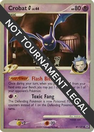 Crobat G - 2009 (Tsubasa Nakamura) (47) [World Championship Decks]