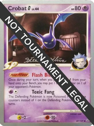 Crobat G - 2009 (Stephen Silvestro) (47) [World Championship Decks]