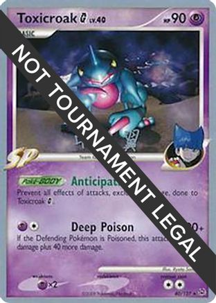 Toxicroak G (40) - 2009 (Tsubasa Nakamura) (40) [World Championship Decks]