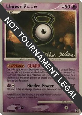 Unown [G] - 2009 (Stephen Silvestro) (57) [World Championship Decks]