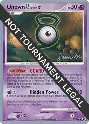 Unown [G] - 2009 (Jason Martinez) (57) [World Championship Decks]