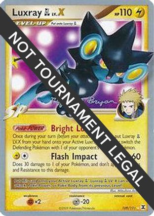 Luxray GL LV.X - 2010 (Mychael Bryan) (109) [World Championship Decks]