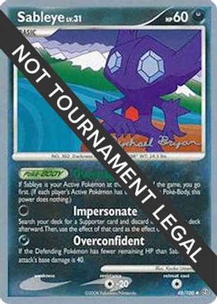 Sableye - 2010 (Mychael Bryan) (48) [World Championship Decks]