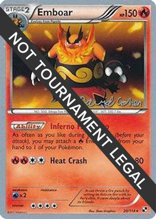 Emboar - 2011 (David Cohen) (20) [World Championship Decks]