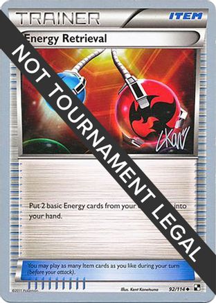 Energy Retrieval - 2011 (Christopher Kan) (92) [World Championship Decks]