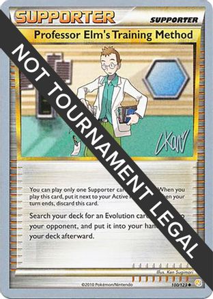 Professor Elm's Training Method - 2011 (Christopher Kan) (100) [World Championship Decks]