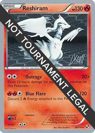 Reshiram - 2011 (Christopher Kan) (26) [World Championship Decks]