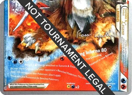 Suicune & Entei Legend LEGEND (95) - 2011 (Ross Cawthon) (95) [World Championship Decks]