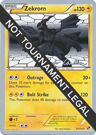 Zekrom - 2011 (Ross Cawthon) (47) [World Championship Decks]